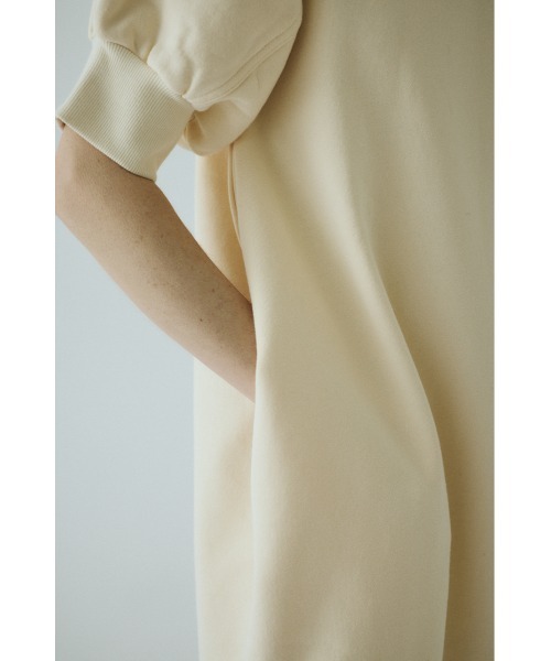 HeRIN.CYE(ヘリンドットサイ)の「Balloon sleeve cut dress バルーンスリーブカットドレス(ワンピース・レディース・ブルー系その他3/ブラック/オフホワイト・FREE)」の9枚目の写真