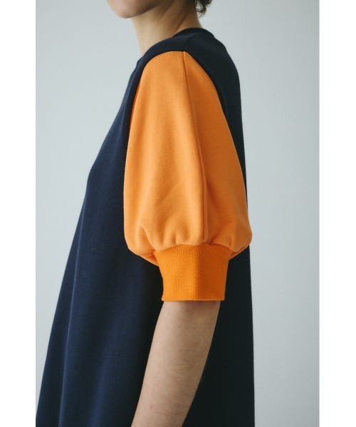HeRIN.CYE(ヘリンドットサイ)の「Balloon sleeve cut dress バルーンスリーブカットドレス(ワンピース・レディース・ブルー系その他3/ブラック/オフホワイト・FREE)」の19枚目の写真
