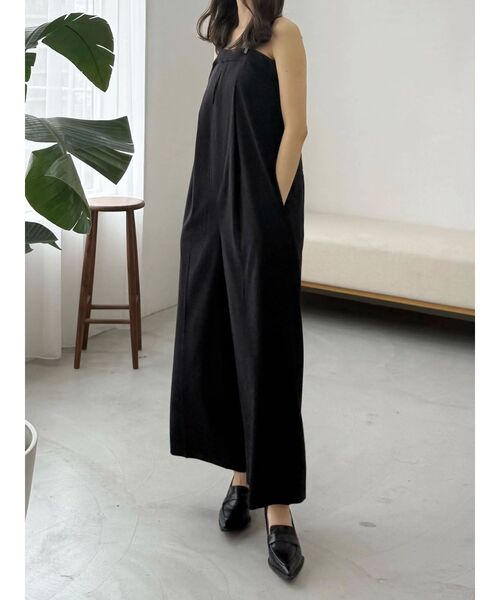 OUNNOUN（オウンノウン）の「【OUNNOUN】サスペンダーオールインワン（つなぎ/オールインワン・レディース・ブラック/ミント/ブラウン・FREE）」の2枚目の写真