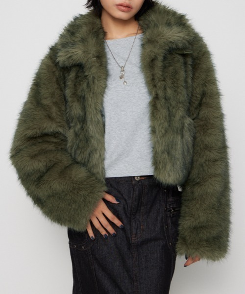 POCKET POINT FAUX FUR コート（ブルゾン）｜LAGUA GEM（ラグアジェム