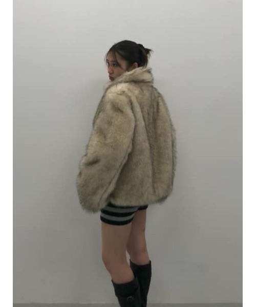 POCKET POINT FAUX FUR コート（ブルゾン）｜LAGUA GEM（ラグアジェム