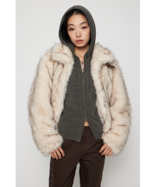 POCKET POINT FAUX FUR コート（ブルゾン）｜LAGUA GEM（ラグアジェム