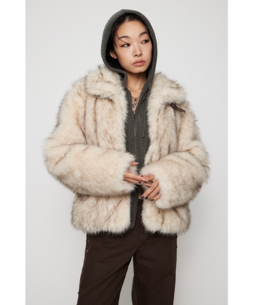 POCKET POINT FAUX FUR コート（ブルゾン）｜LAGUA GEM（ラグアジェム