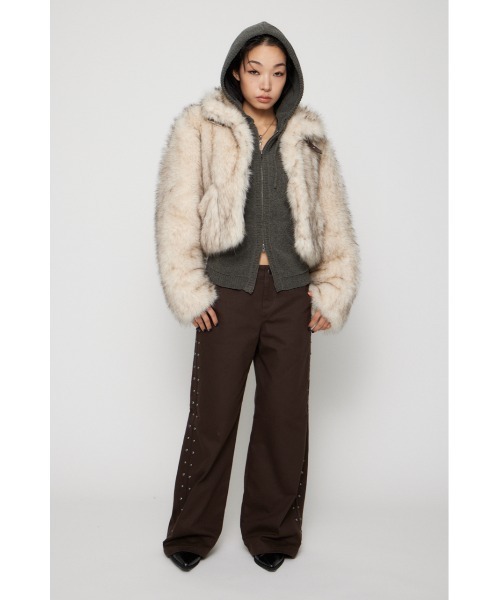 LAGUA GEM（ラグアジェム）の「POCKET POINT FAUX FUR コート