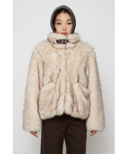POCKET POINT FAUX FUR コート（ブルゾン）｜LAGUA GEM（ラグアジェム