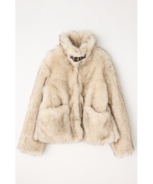 LAGUA GEM（ラグアジェム）の「POCKET POINT FAUX FUR コート