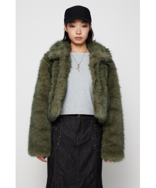 POCKET POINT FAUX FUR コート（ブルゾン）｜LAGUA GEM（ラグアジェム