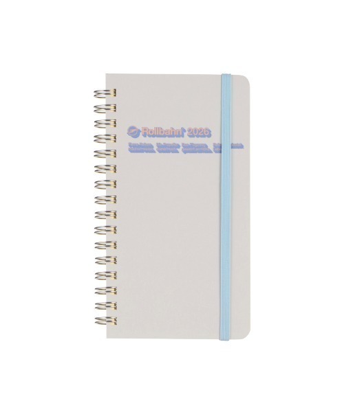 Rollbahn（ロルバーン）の「【2026年版／2025年10月始まり手帳】ロルバーンダイアリー ドロップ スリム（手帳/メモ帳・レディース・ライトピンク/ブラウン/ホワイト・FREE）」の2枚目の写真