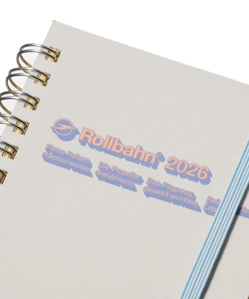 Rollbahn（ロルバーン）の「【2026年版／2025年10月始まり手帳】ロルバーンダイアリー ドロップ スリム（手帳/メモ帳・レディース・ライトピンク/ブラウン/ホワイト・FREE）」の4枚目の写真