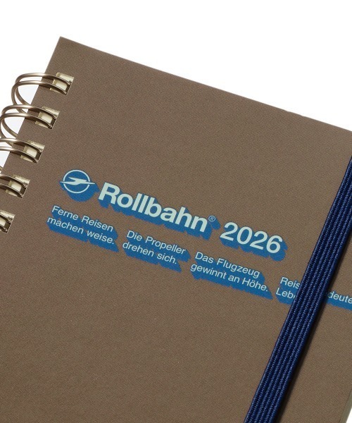 Rollbahn（ロルバーン）の「【2026年版／2025年10月始まり手帳】ロルバーンダイアリー ドロップ スリム（手帳/メモ帳・レディース・ライトピンク/ブラウン/ホワイト・FREE）」の5枚目の写真