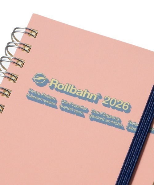 Rollbahn（ロルバーン）の「【2026年版／2025年10月始まり手帳】ロルバーンダイアリー ドロップ スリム（手帳/メモ帳・レディース・ライトピンク/ブラウン/ホワイト・FREE）」の9枚目の写真