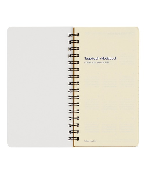 Rollbahn（ロルバーン）の「【2026年版／2025年10月始まり手帳】ロルバーンダイアリー ドロップ スリム（手帳/メモ帳・レディース・ライトピンク/ブラウン/ホワイト・FREE）」の11枚目の写真