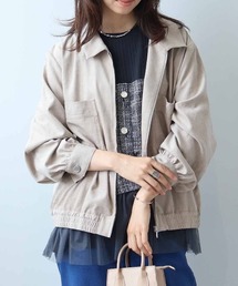 leswel（レスウェル）の「【L～5L 大きいサイズ】ブロントZIPシャツカラーブルゾン（ブルゾン）」