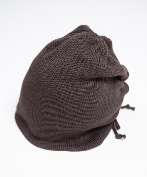 RACAL(ラカル)の「Organic Cotton Blend Shirring Knit Beanie / オーガニックコットン&リサイクルポリシャーリングビーニー(ニットキャップ/ビーニー・レディース・ブラック/グレー系その他/グレー/ピンク/ミント/ブラウン・FREE)」の14枚目の写真