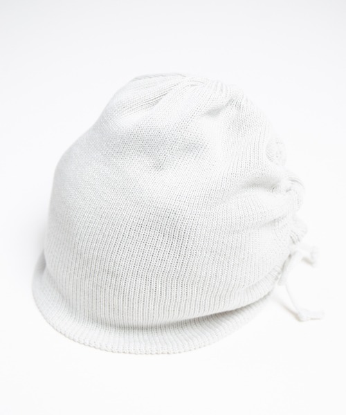 RACAL(ラカル)の「Organic Cotton Blend Shirring Knit Beanie / オーガニックコットン&リサイクルポリシャーリングビーニー(ニットキャップ/ビーニー・レディース・ブラック/グレー系その他/グレー/ピンク/ミント/ブラウン・FREE)」の15枚目の写真