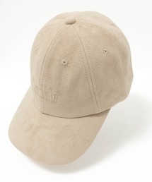 スエードロゴ刺繍キャップ