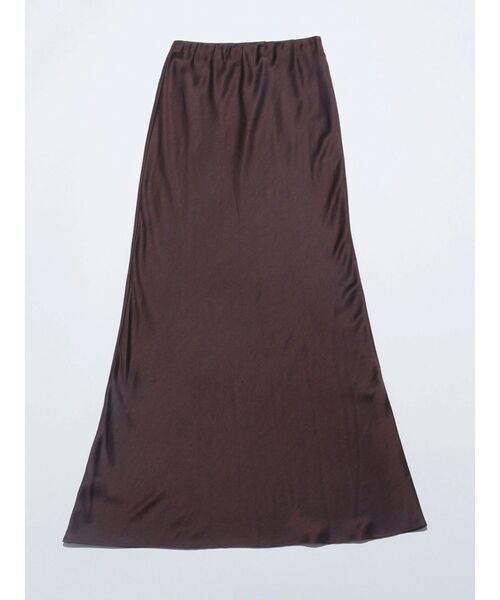 VEQUM（VEQUM）の「【VEQUM】SEMI FLARE MAXI SK（スカート・レディース・ブラウン/ブラック・SMALL/MEDIUM）」の2枚目の写真