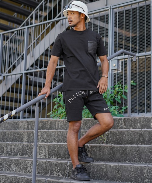 adamsJUGGLER(アダムスジャグラー)の「RTEGレザーポークティー(Tシャツ/カットソー・メンズ・ブラック/ホワイト・XXL/XL/L/M/S)」の6枚目の写真