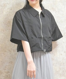 axes femme | 裾ドロストジップブルゾン(その他アウター)
