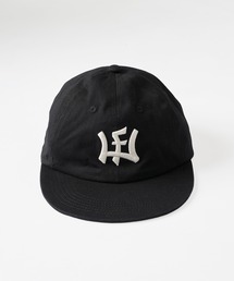 WISH FOR EVER(EBbVtH[Go[)LOGO MOTIF STITCH DESIGN STRAIGHT CAP/S`[tXeb`fUCXg[gLbv(̑)
