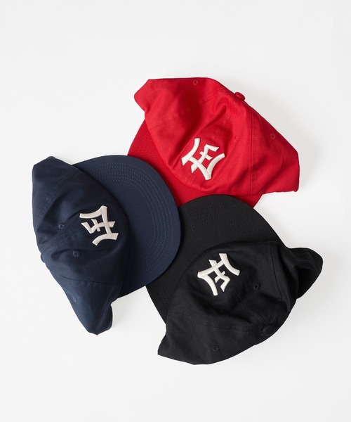 WISH FOR EVER(ウィッシュフォーエバー)の「LOGO MOTIF STITCH DESIGN STRAIGHT CAP/ロゴモチーフステッチデザインストレートキャップ(その他小物・メンズ・ブラック/レッド/ネイビー・FREE)」の20枚目の写真