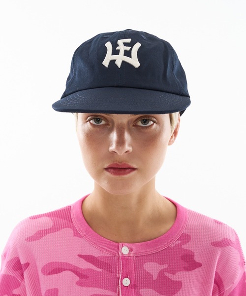 WISH FOR EVER(ウィッシュフォーエバー)の「LOGO MOTIF STITCH DESIGN STRAIGHT CAP/ロゴモチーフステッチデザインストレートキャップ(その他小物・メンズ・ブラック/レッド/ネイビー・FREE)」の11枚目の写真