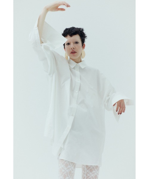PROVOKE （プロヴォーク）の「SUPER BIG SHIRT（シャツ/ブラウス・レディース・オフホワイト・FREE）」の4枚目の写真