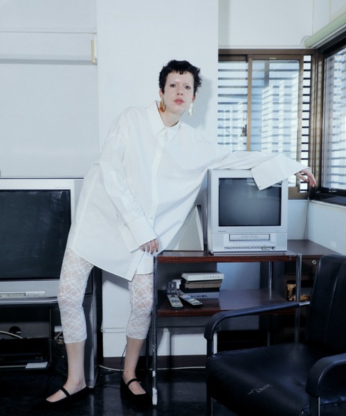 PROVOKE （プロヴォーク）の「SUPER BIG SHIRT（シャツ/ブラウス・レディース・オフホワイト・FREE）」の2枚目の写真