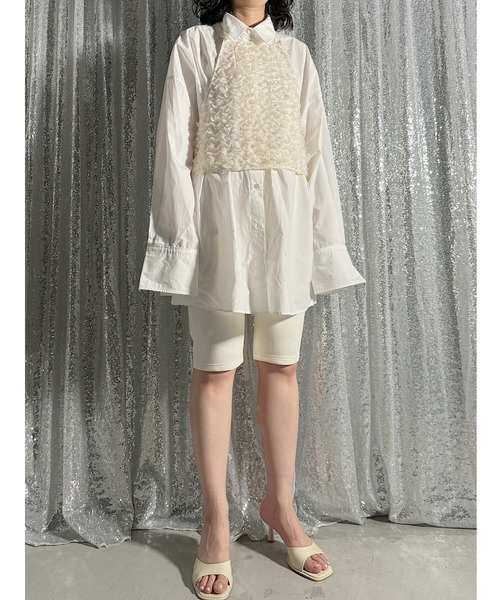 PROVOKE （プロヴォーク）の「SUPER BIG SHIRT（シャツ/ブラウス・レディース・オフホワイト・FREE）」の5枚目の写真