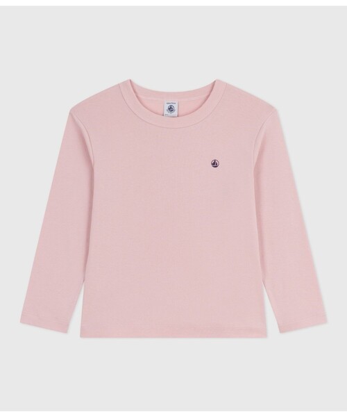 PETIT BATEAU(プチバトー)の「長袖Tシャツ(Tシャツ/カットソー・キッズ・ライトピンク/レッド/ロイヤルブルー・4YEAR/3YEAR/5YEAR)」の1枚目の写真