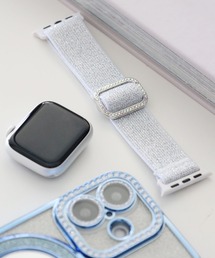 tiny tiny（ティニーティニー）の「ラメゴムアップルウォッチベルト[tiny tiny(ティニーティニー)]（スマホグッズ）」