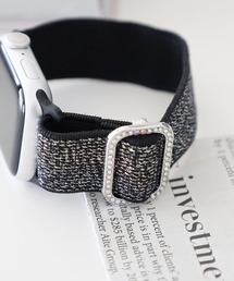 tiny tiny（ティニーティニー）の「ラメゴムアップルウォッチベルト[tiny tiny(ティニーティニー)]（スマホグッズ）」