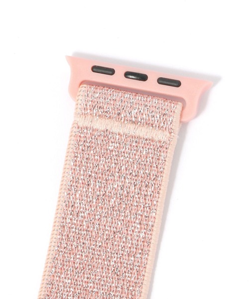 tiny tiny（ティニーティニー）の「Apple Watch / ラメゴムアップルウォッチベルト[tiny tiny(ティニーティニー)]（スマホグッズ・レディース・グレー/ブラック/ピンク・0）」の5枚目の写真