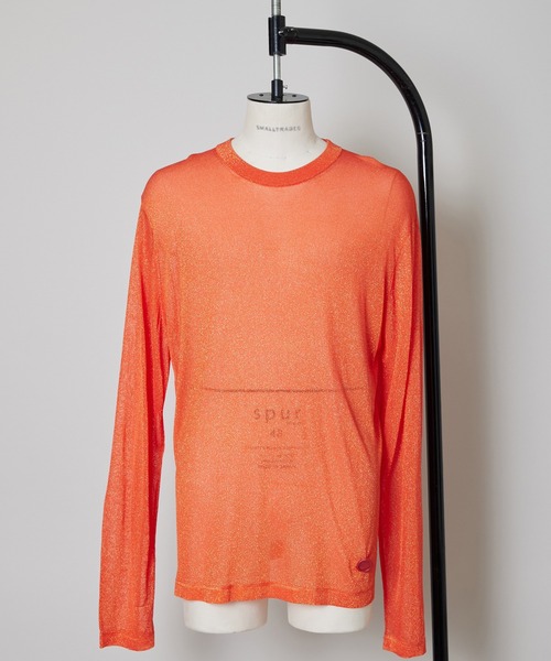 SHINYAKOZUKA（シンヤコヅカ）の「AS L/S TEE（Tシャツ/カットソー・メンズ・オレンジ/グリーン・MEDIUM/SMALL）」の2枚目の写真