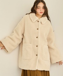OLUN(オルン)のloose 2way boa coat/ルーズ2wayボアコート(その他アウター)