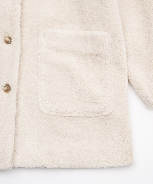 loose 2way boa coat/ルーズ2wayボアコート（その他アウター）｜OLUN