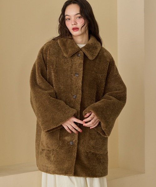 loose 2way boa coat/ルーズ2wayボアコート（その他アウター