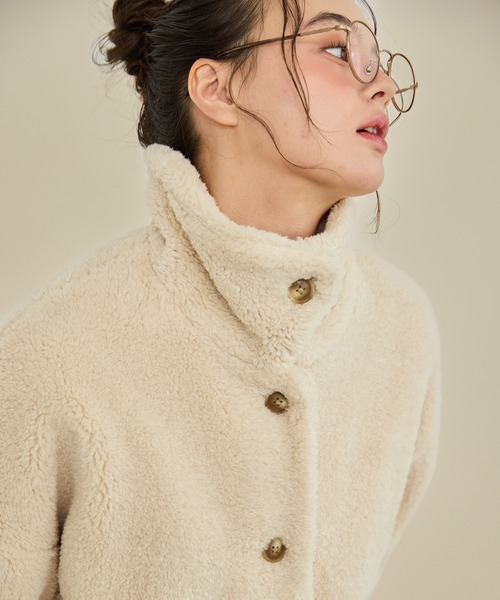OLUN（オルン）の「loose 2way boa coat/ルーズ2wayボアコート（その他
