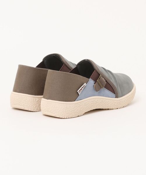 moz（モズ）の「【MOZ】レディースカジュアルシューズ（スリッポン・レディース・グレー/ピンク・S/M/L/LL）」の3枚目の写真