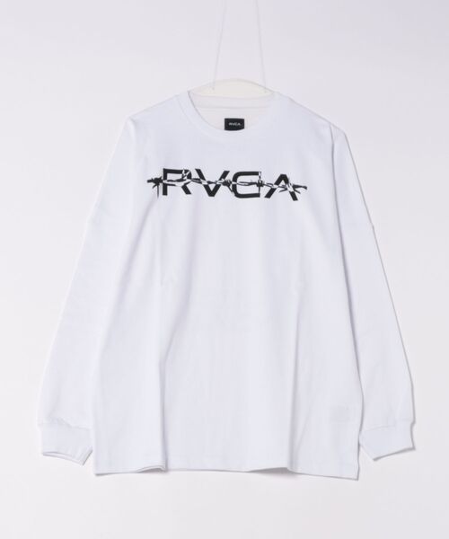 RVCA(ルーカ)の「RVCA メンズ ATHLETIC DEPARTMENT JP LS ロンT 【2025年秋冬モデル】/ルーカバックプリント長袖ロンT(Tシャツ/カットソー・メンズ・ホワイト/ブラック/グレー系その他・SMALL/MEDIUM/LARGE/X-LARGE)」の1枚目の写真