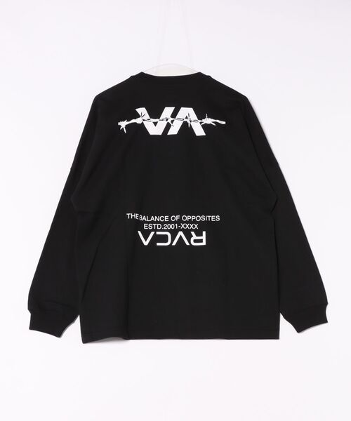 RVCA(ルーカ)の「RVCA メンズ ATHLETIC DEPARTMENT JP LS ロンT 【2025年秋冬モデル】/ルーカバックプリント長袖ロンT(Tシャツ/カットソー・メンズ・ホワイト/ブラック/グレー系その他・SMALL/MEDIUM/LARGE/X-LARGE)」の4枚目の写真