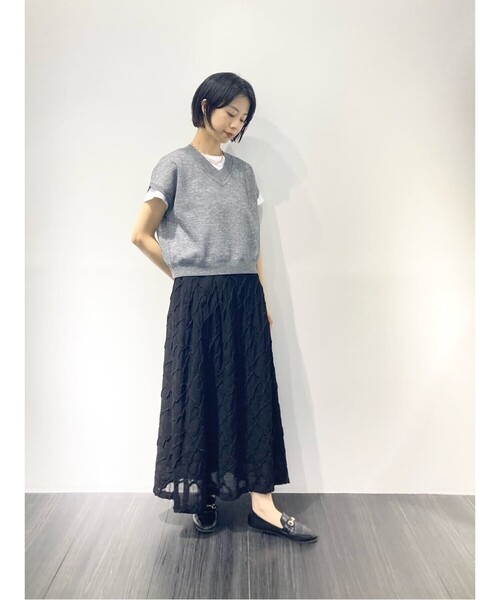 COMME CA(コムサ)の「ラミーポリエステル ベスト(ベスト・レディース・ネイビー/ライトグレー/トップグレー・9号)」の19枚目の写真