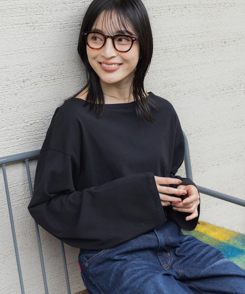ボートネックバスクロングスリーブTシャツ【THE CRAFT CREW PRODUCTS