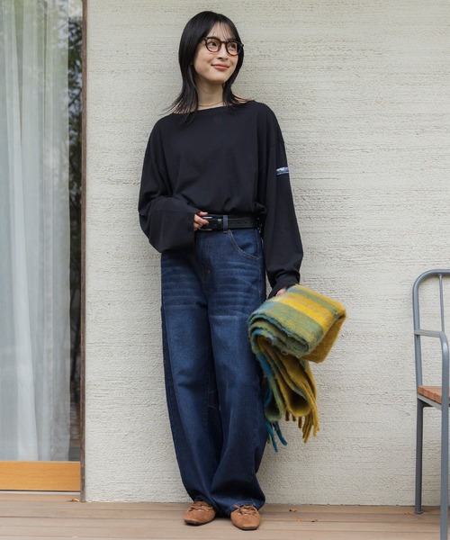 ボートネックバスクロングスリーブTシャツ【THE CRAFT CREW PRODUCTS