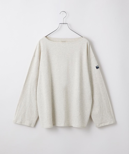 THE CRAFT CREW PRODUCTS(ザクラフトクループロダクツ)の「ボートネックバスクロングスリーブTシャツ【THE CRAFT CREW PRODUCTS】(Tシャツ/カットソー・レディース・ナチュラル/ベージュ系/レッド/オフホワイト/ネイビー/ホワイト系/ブラック・L/M)」の19枚目の写真