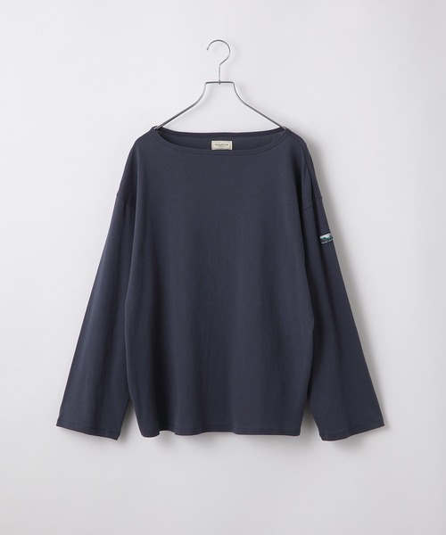 THE CRAFT CREW PRODUCTS(ザクラフトクループロダクツ)の「ボートネックバスクロングスリーブTシャツ【THE CRAFT CREW PRODUCTS】(Tシャツ/カットソー・レディース・ナチュラル/ベージュ系/レッド/オフホワイト/ネイビー/ホワイト系/ブラック・L/M)」の21枚目の写真