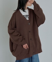 チクチクしない ウールライクカーディガン