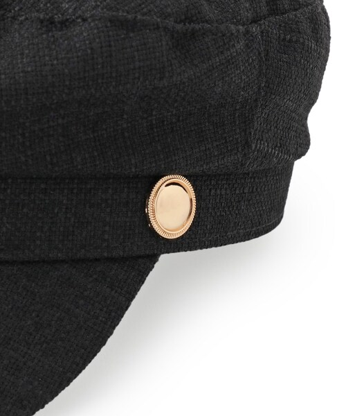 GRANDEDGE（グランドエッジ）の「キャスケットボタンマリン（キャスケット・レディース・ブラック・99）」の8枚目の写真