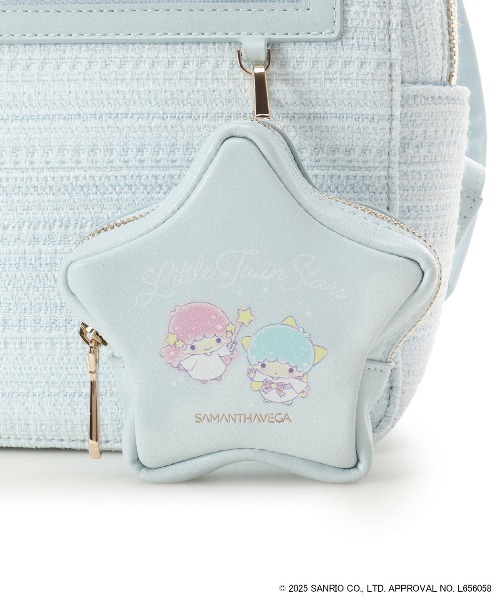 SAMANTHAVEGA（サマンサベガ）の「『リトルツインスターズ』（キキ＆ララ）リュック（バックパック/リュック・レディース・ピンク/ライトブルー・FREE）」の7枚目の写真