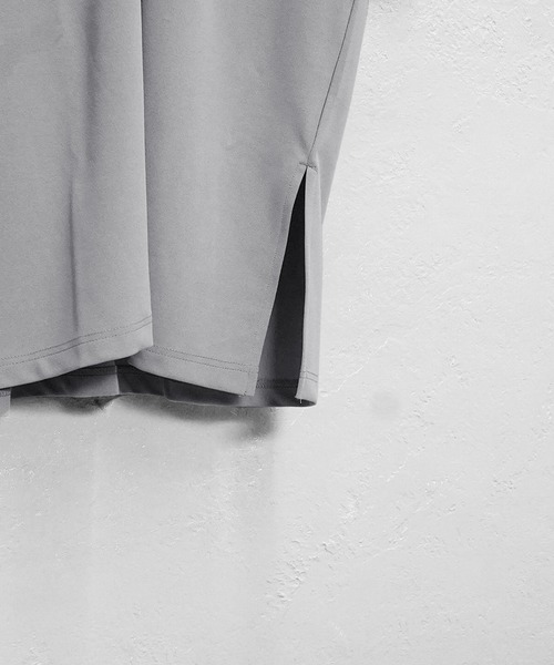 MinoriTY(マイノリティ)の「【MinoriTY】梨地素材ドレープロングカーディガン ノーカラー メンズ 春服(カーディガン/ボレロ・メンズ・ブラック/グレー/ベージュ・S/M/L)」の13枚目の写真